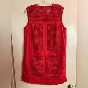 J.Crew Embroidered Shift Dress